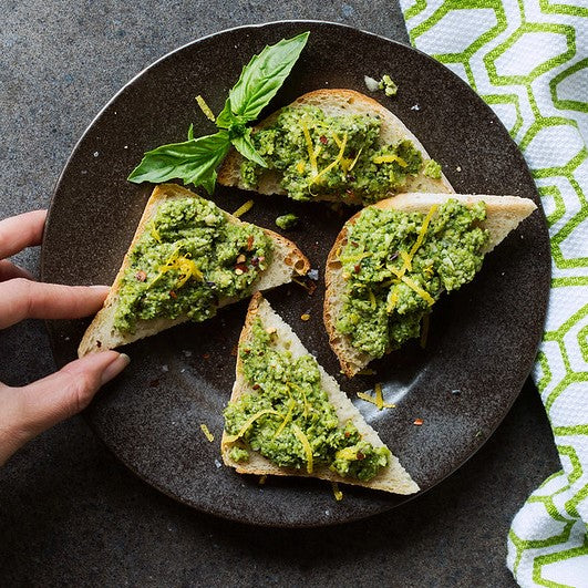 Baked Eggs with Asparagus and Lemony Pea Pesto - Image 4