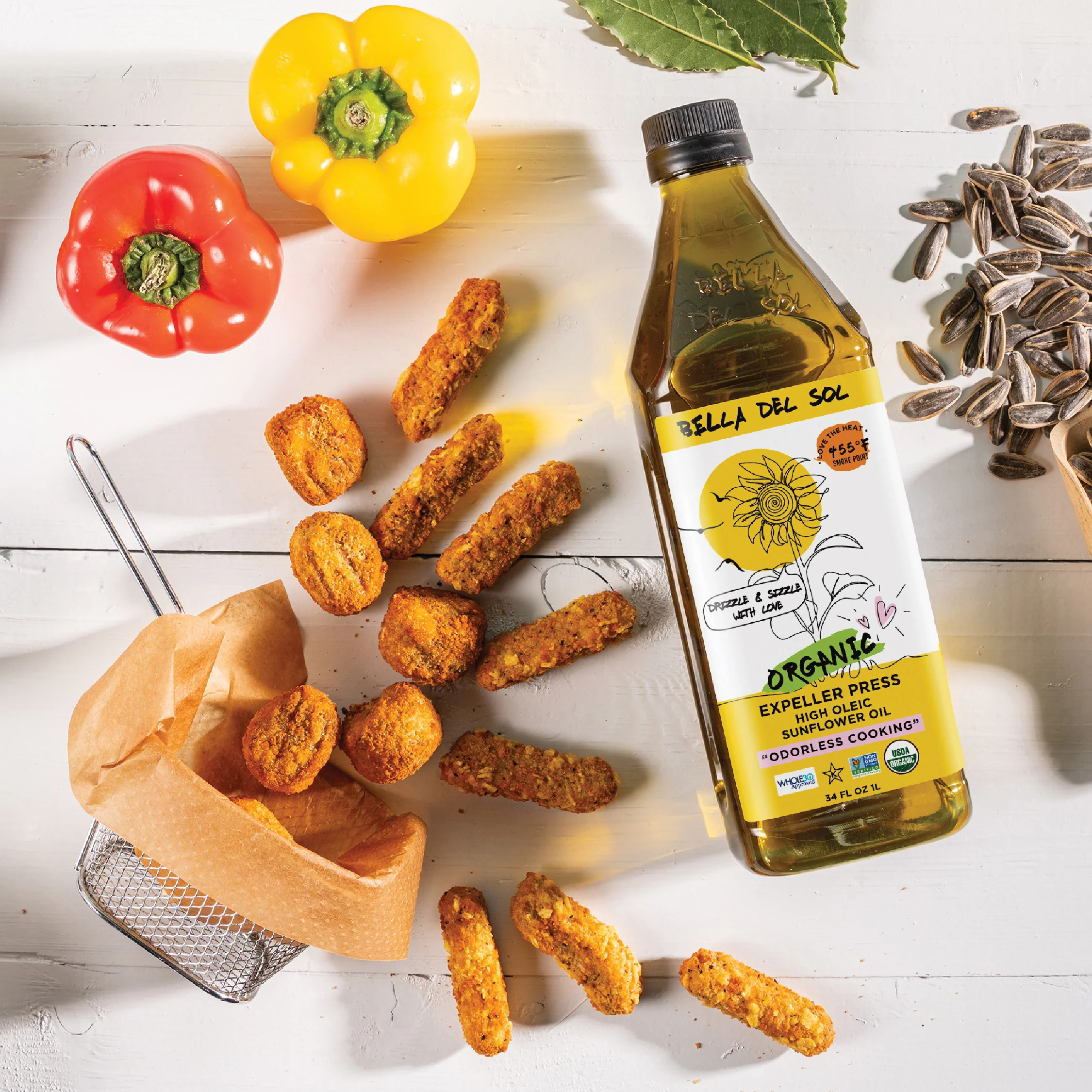 Bella Del Sol Organic High Oleic Sunflower Oil - Image 4