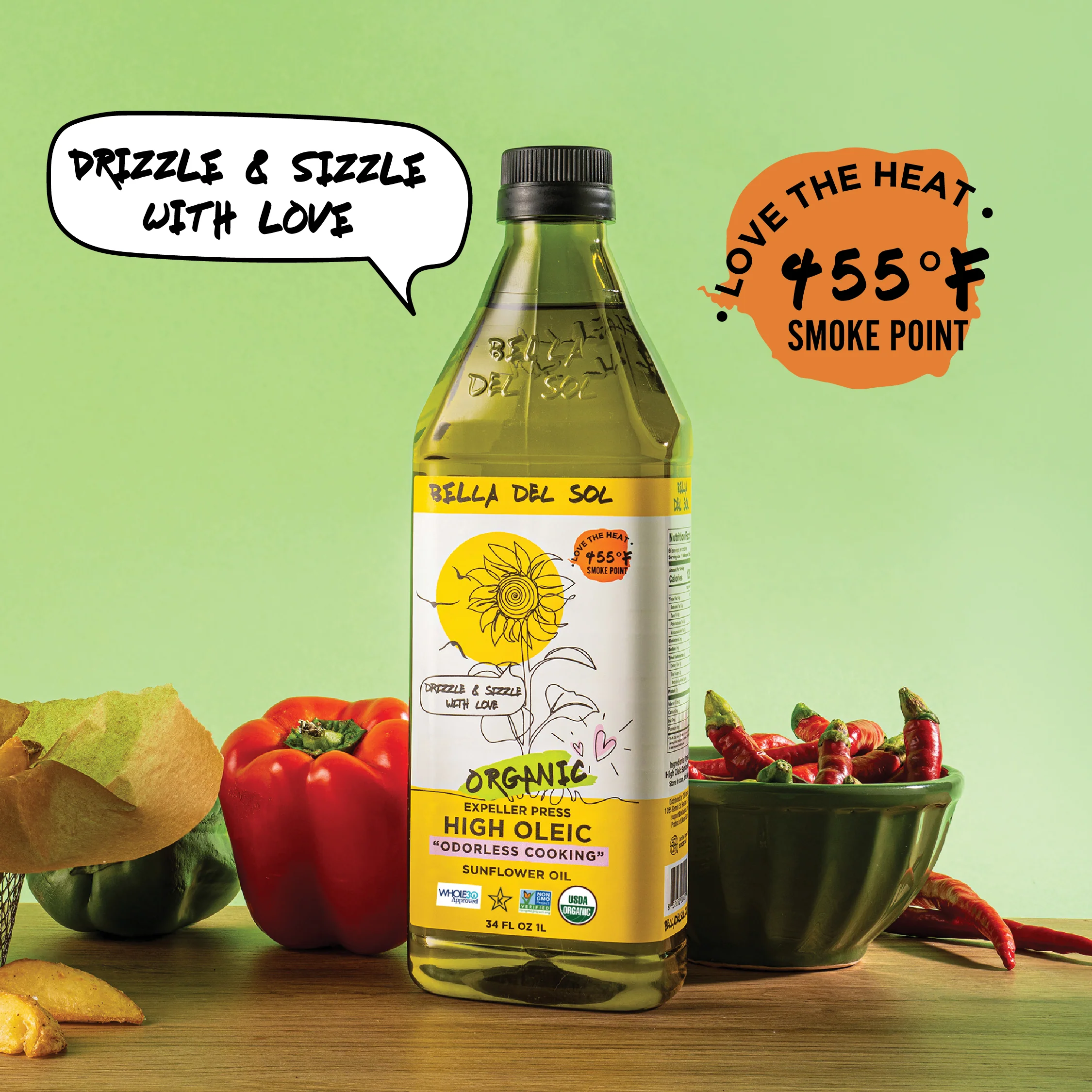 Bella Del Sol Organic High Oleic Sunflower Oil - Image 6