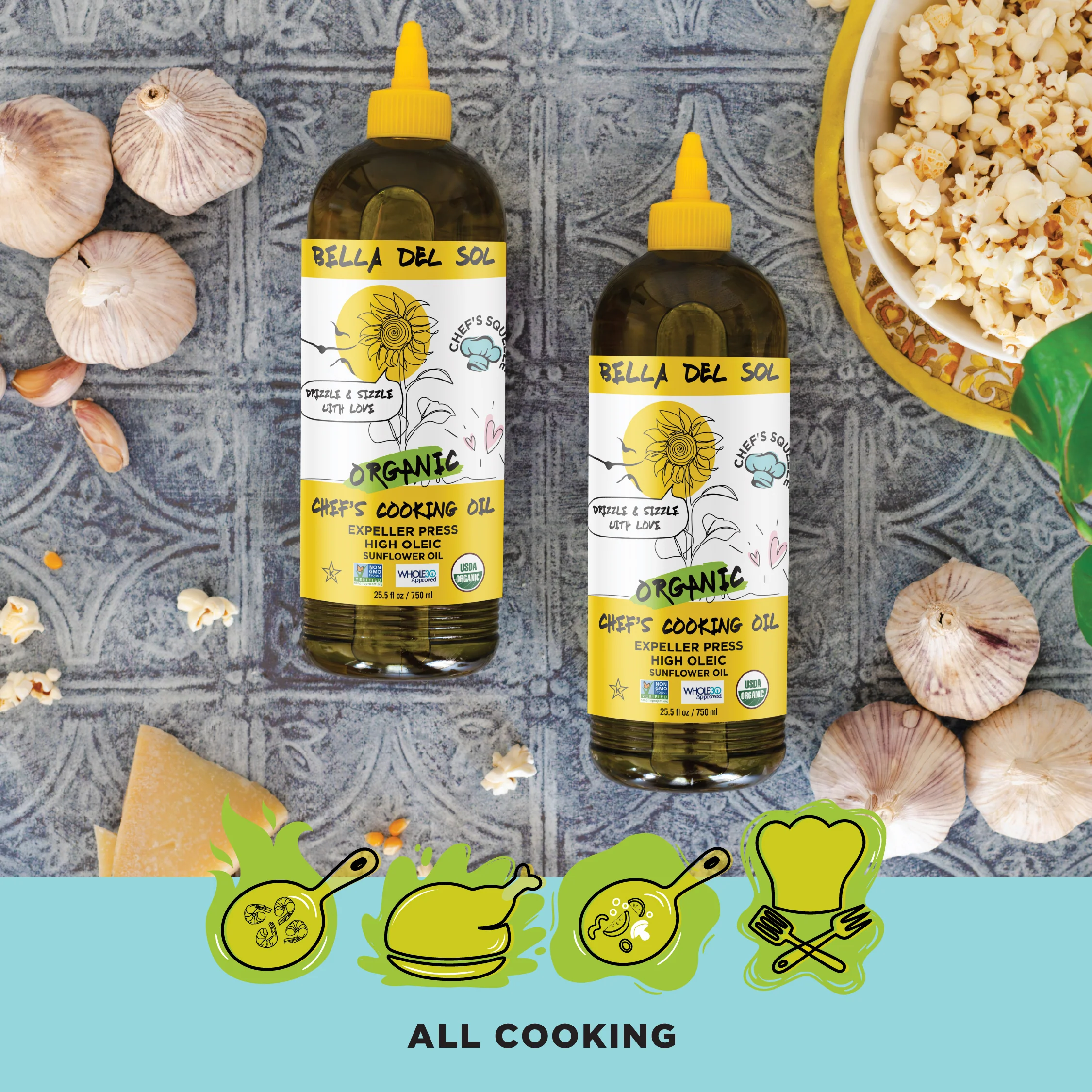 Bella Del Sol Squeezable Organic High Oleic Sunflower Oil - Image 8