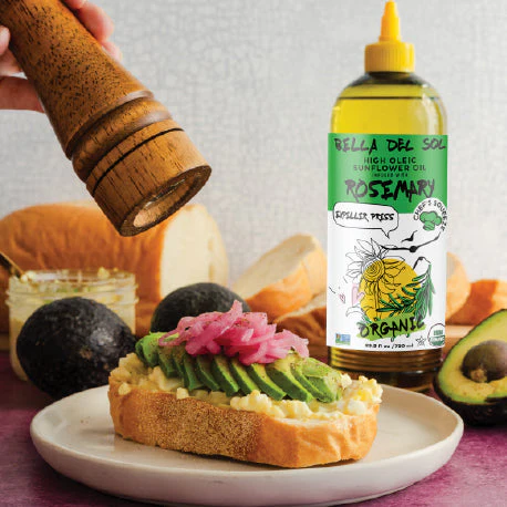 Bella Del Sol Squeezable Organic High Oleic Sunflower Oil Infused with Rosemary - Image 5