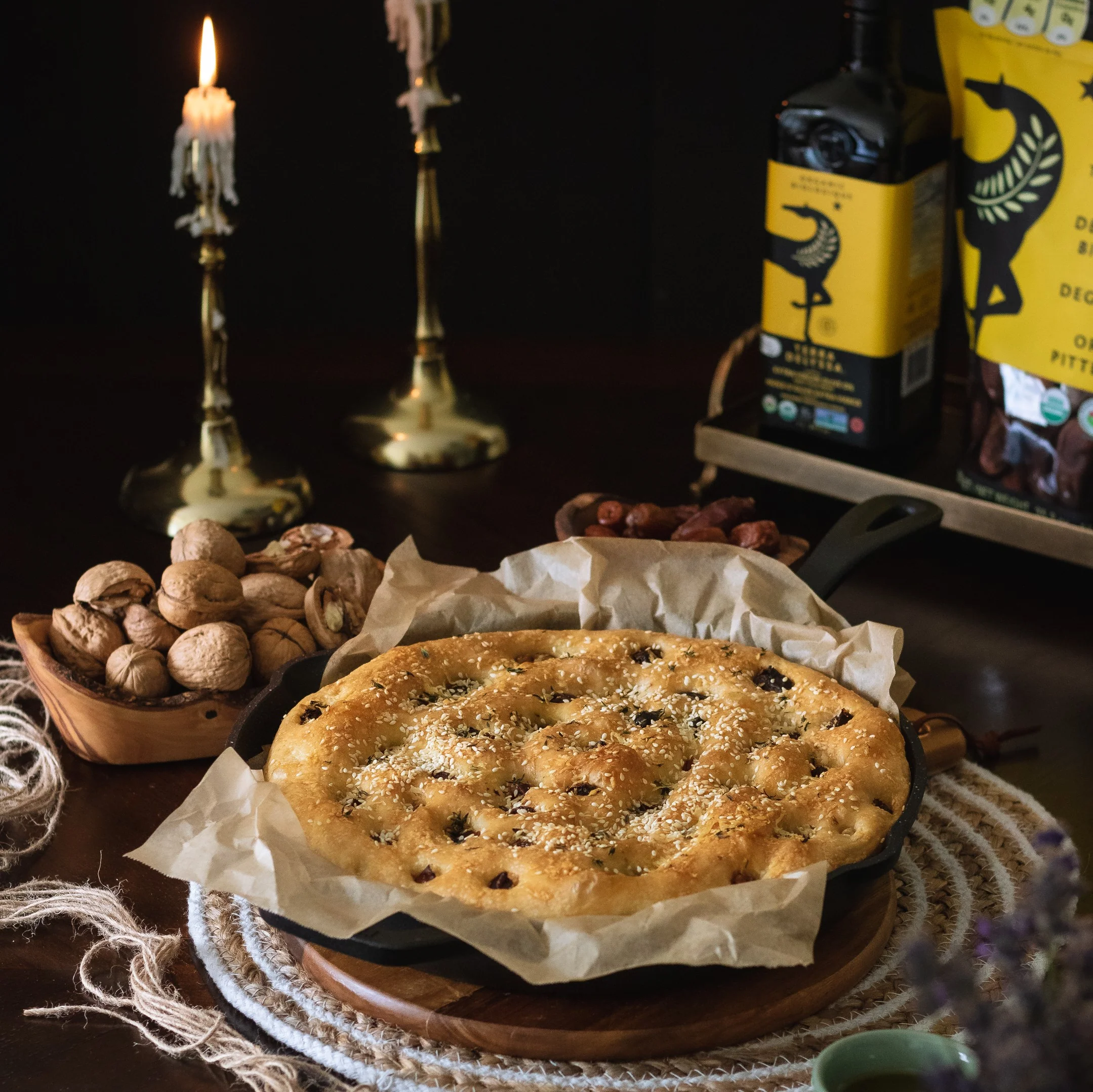 Focaccia with Terra Delyssa Deglet Noor Dates - Image 3