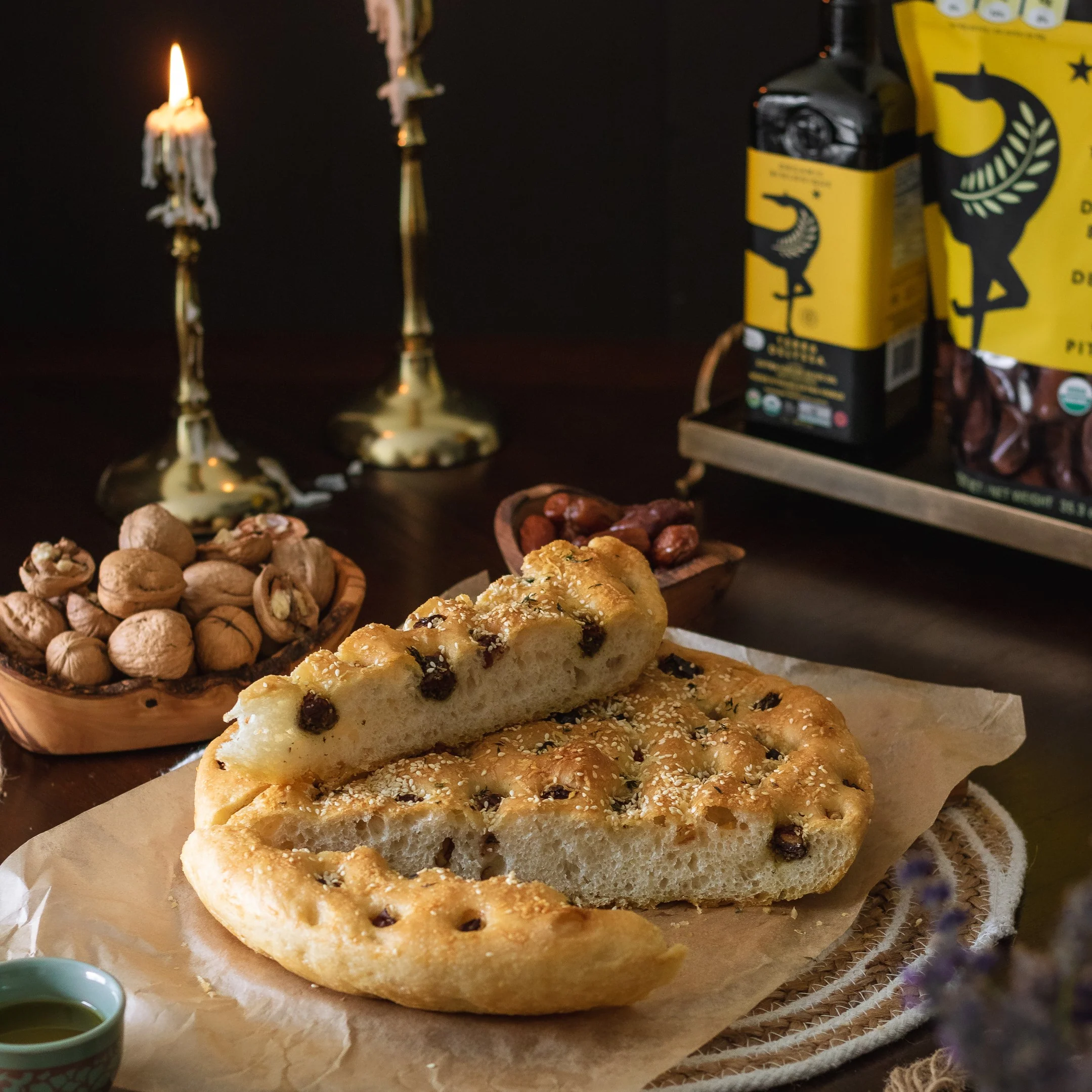 Focaccia with Terra Delyssa Deglet Noor Dates - Image 4
