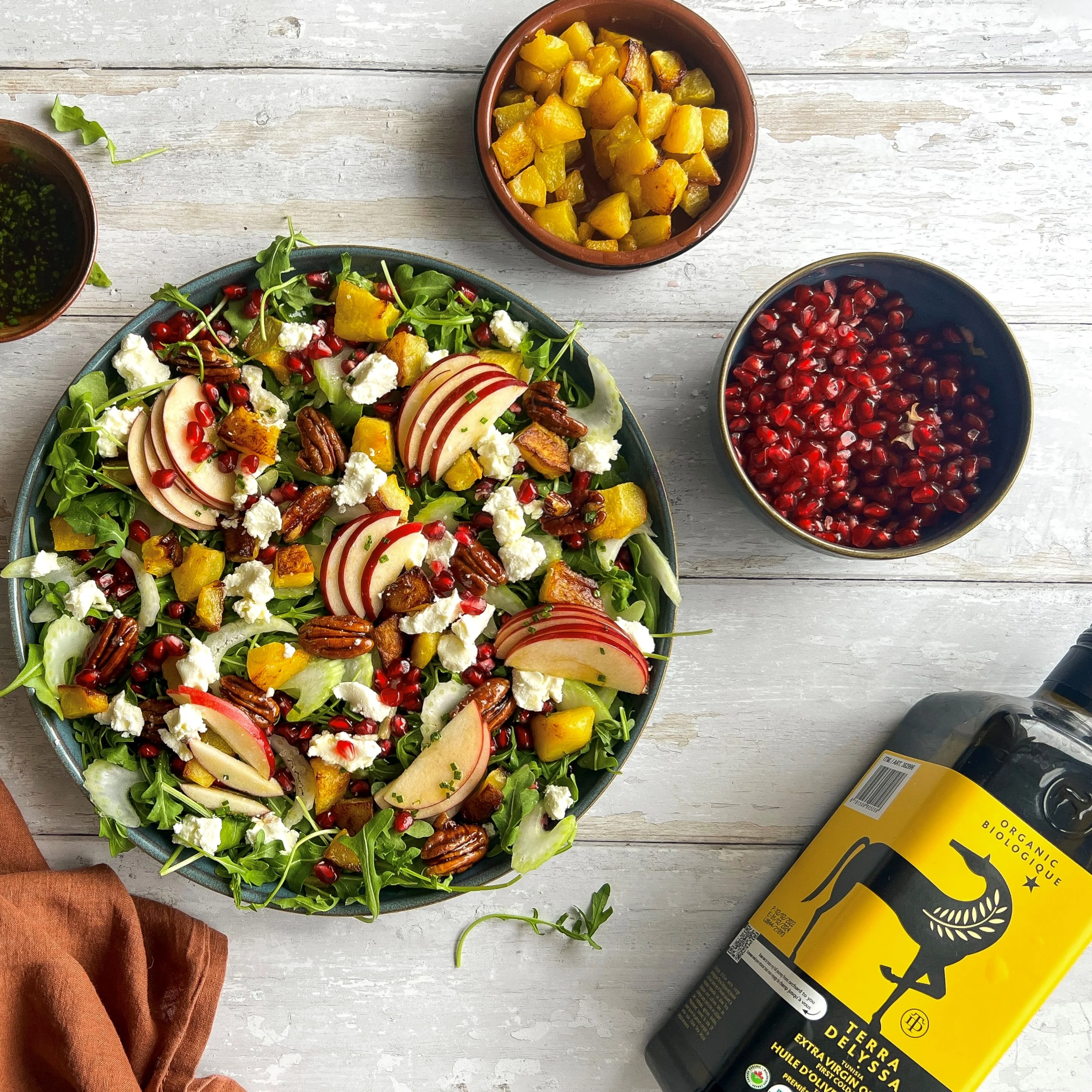 Goat Cheese and Candied Pecan Winter Salad - Image 3