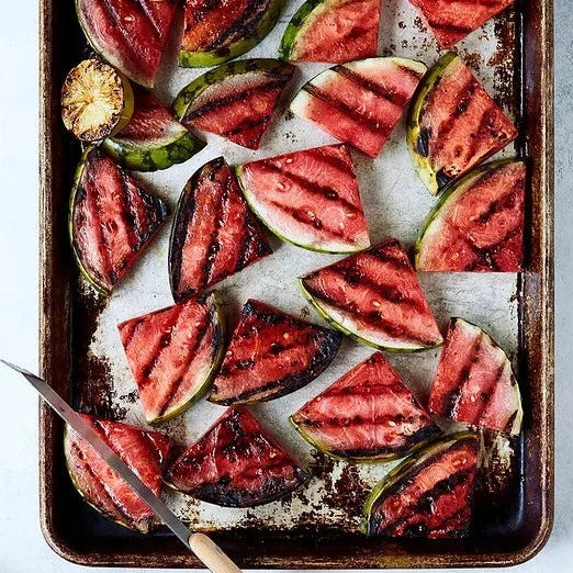 Grilled Watermelon Salad With Arugula, Feta And Charred Limes - Image 2
