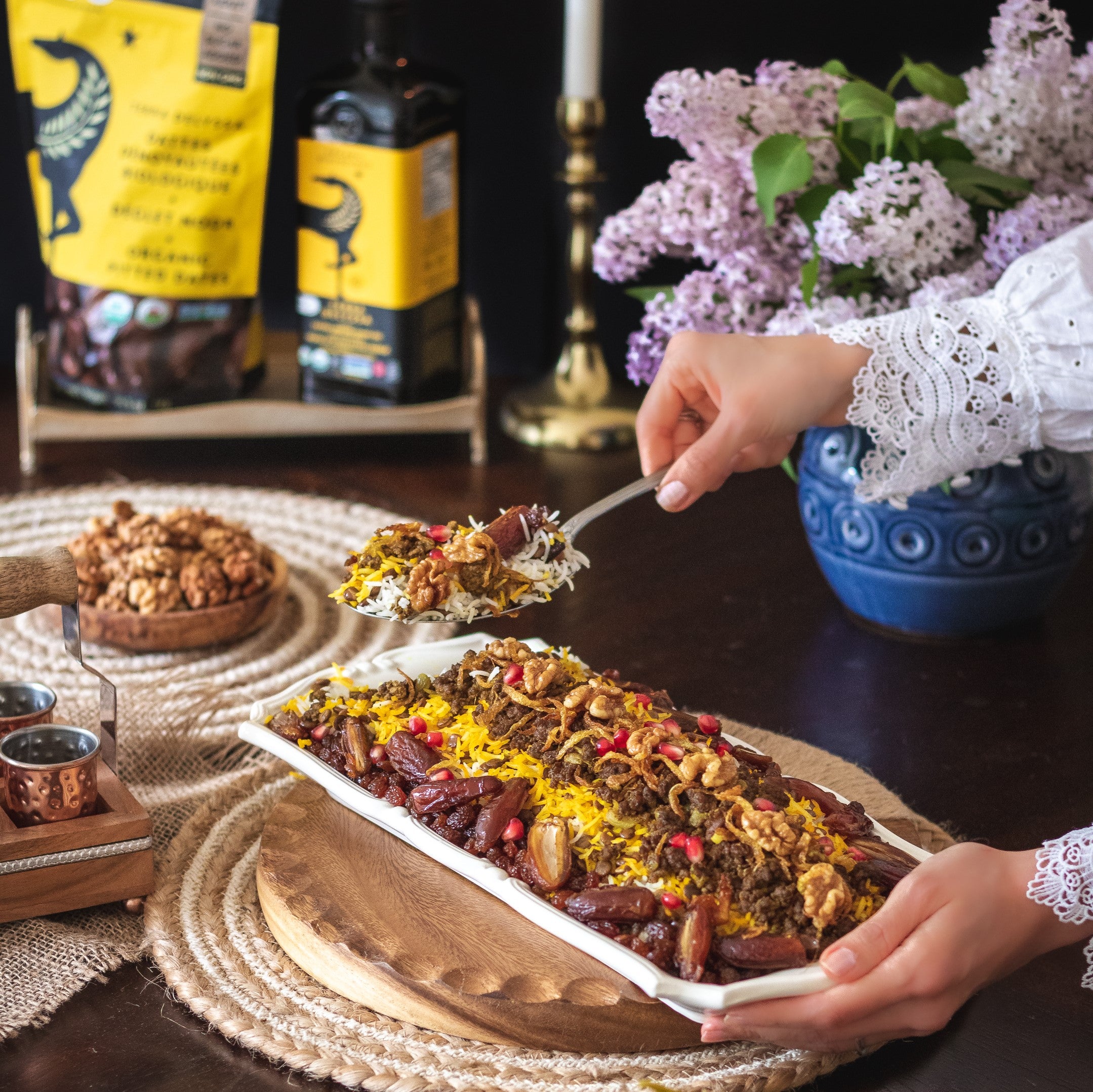 Mediterranean Rice with Lentils