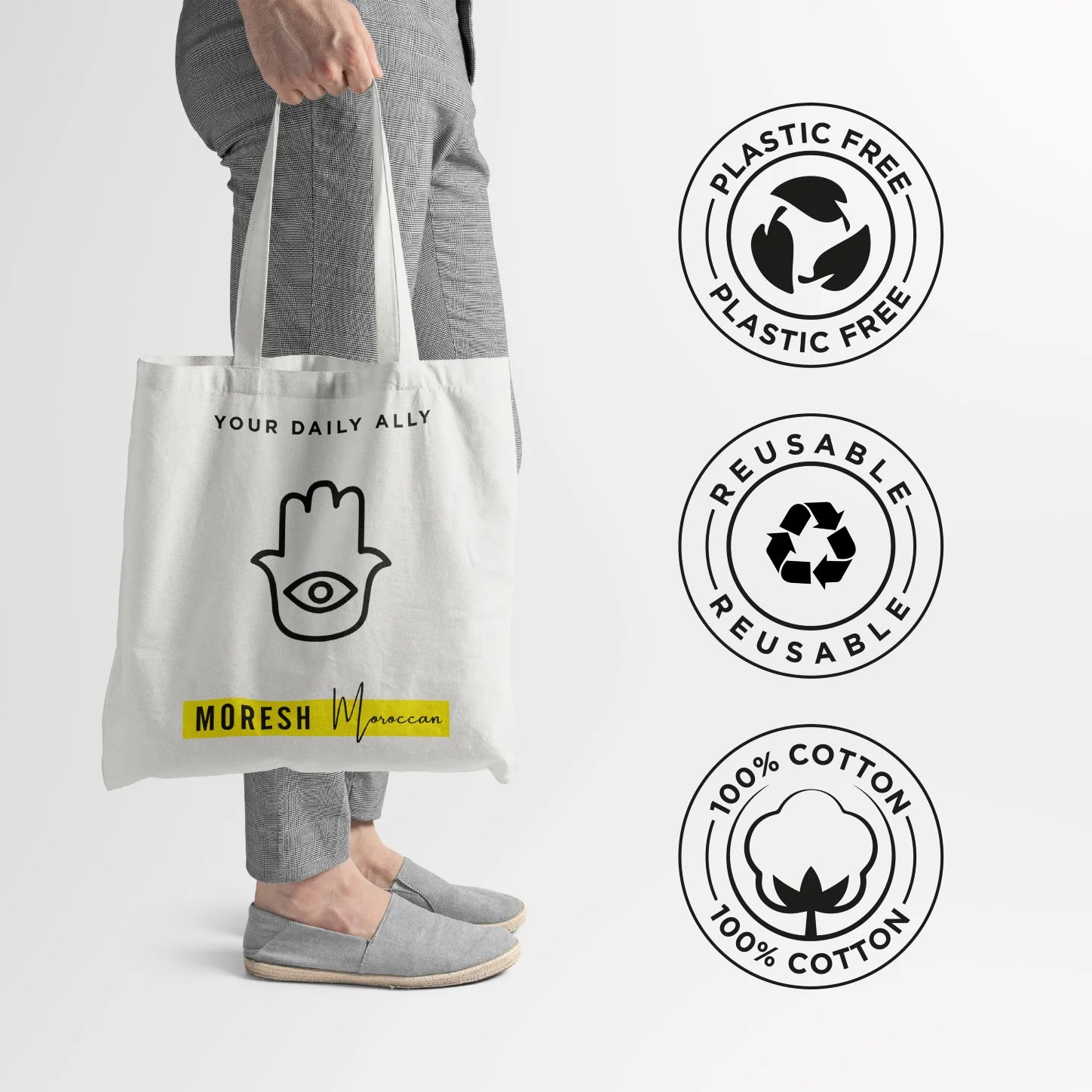 Moresh Canvas Tote Bag - Image 3