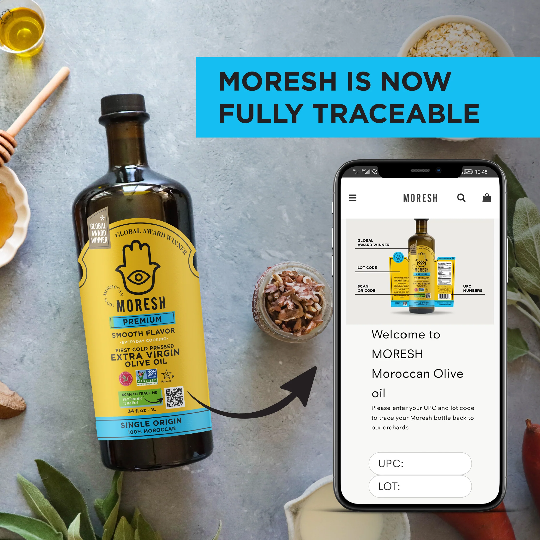 Moresh Moroccan Extra Virgin Olive Oil - Image 3