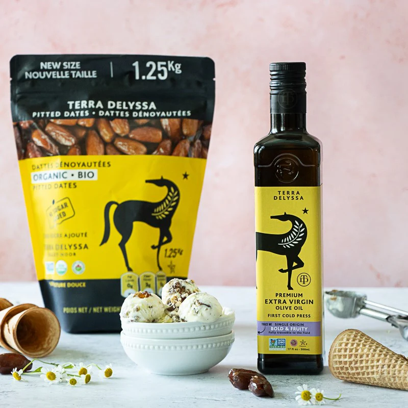 Olive Oil, Dates, Pecan & Rum Ice Cream - Image 3