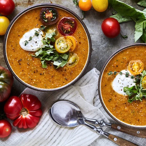 Chilled Roasted Heirloom Tomato Soup - Image 4