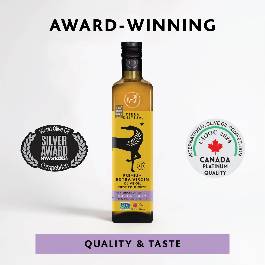 Terra Delyssa Bold & Fruity Extra Virgin Olive Oil - Image 3