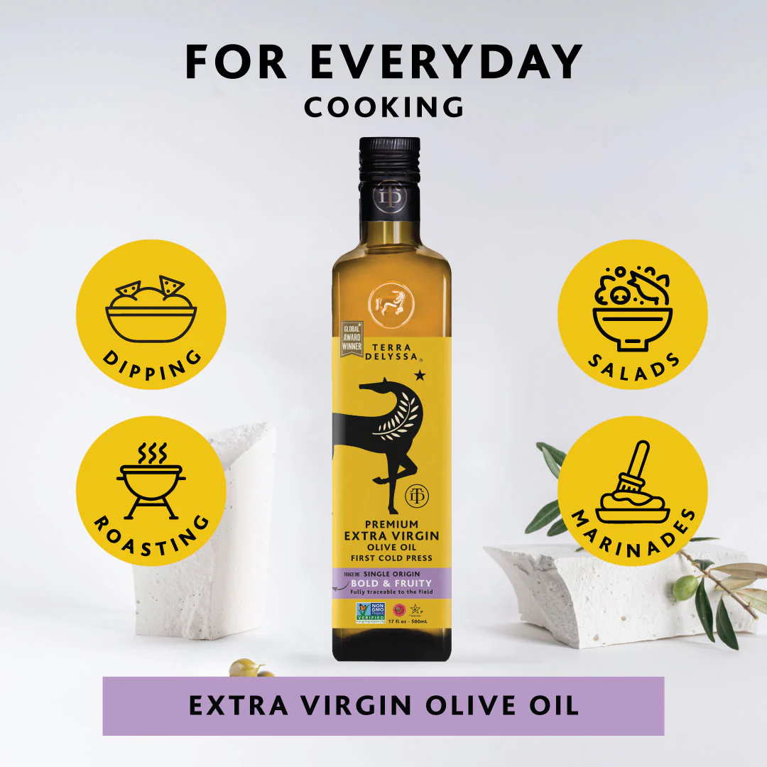 Terra Delyssa Bold & Fruity Extra Virgin Olive Oil - Image 6
