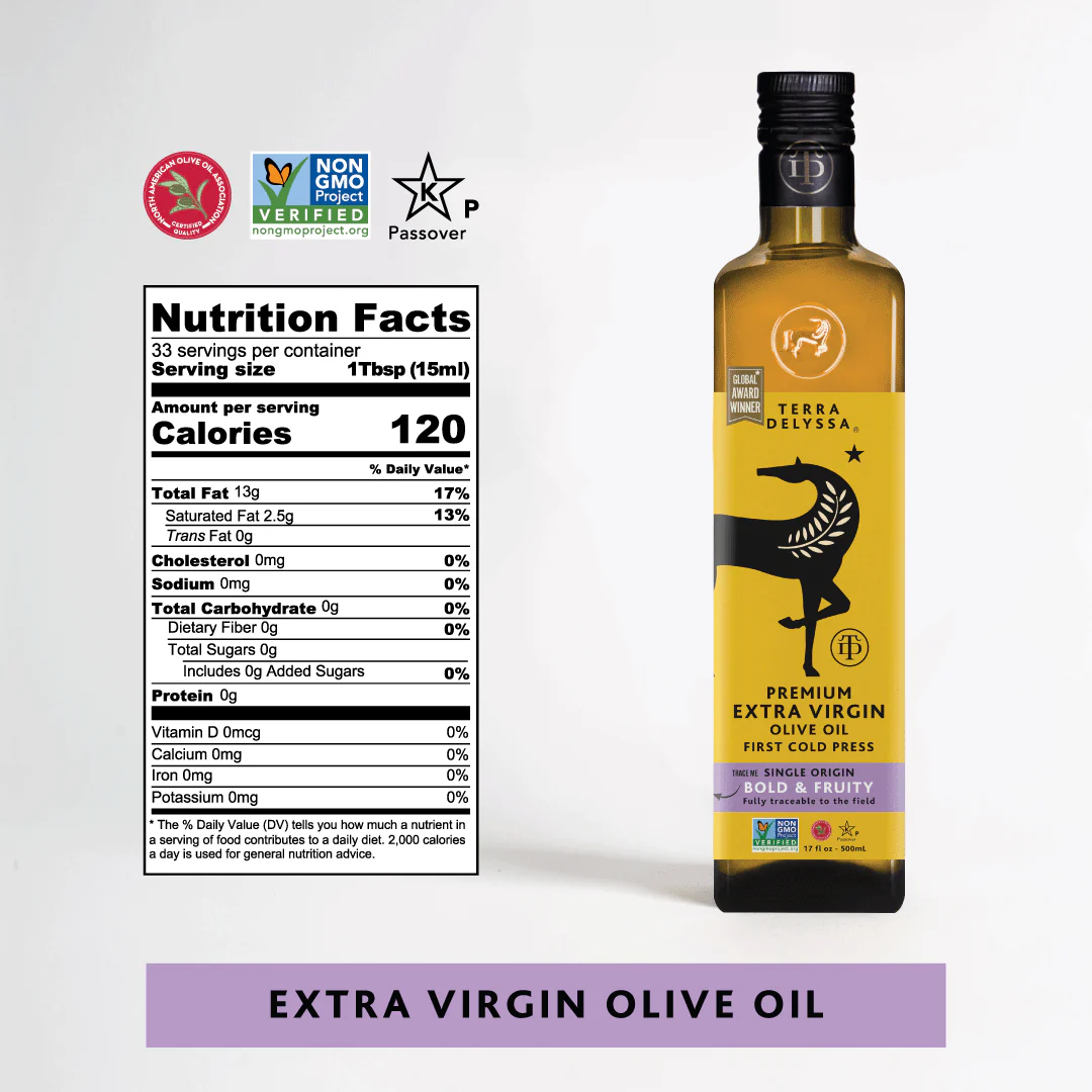 Terra Delyssa Bold & Fruity Extra Virgin Olive Oil - Image 8