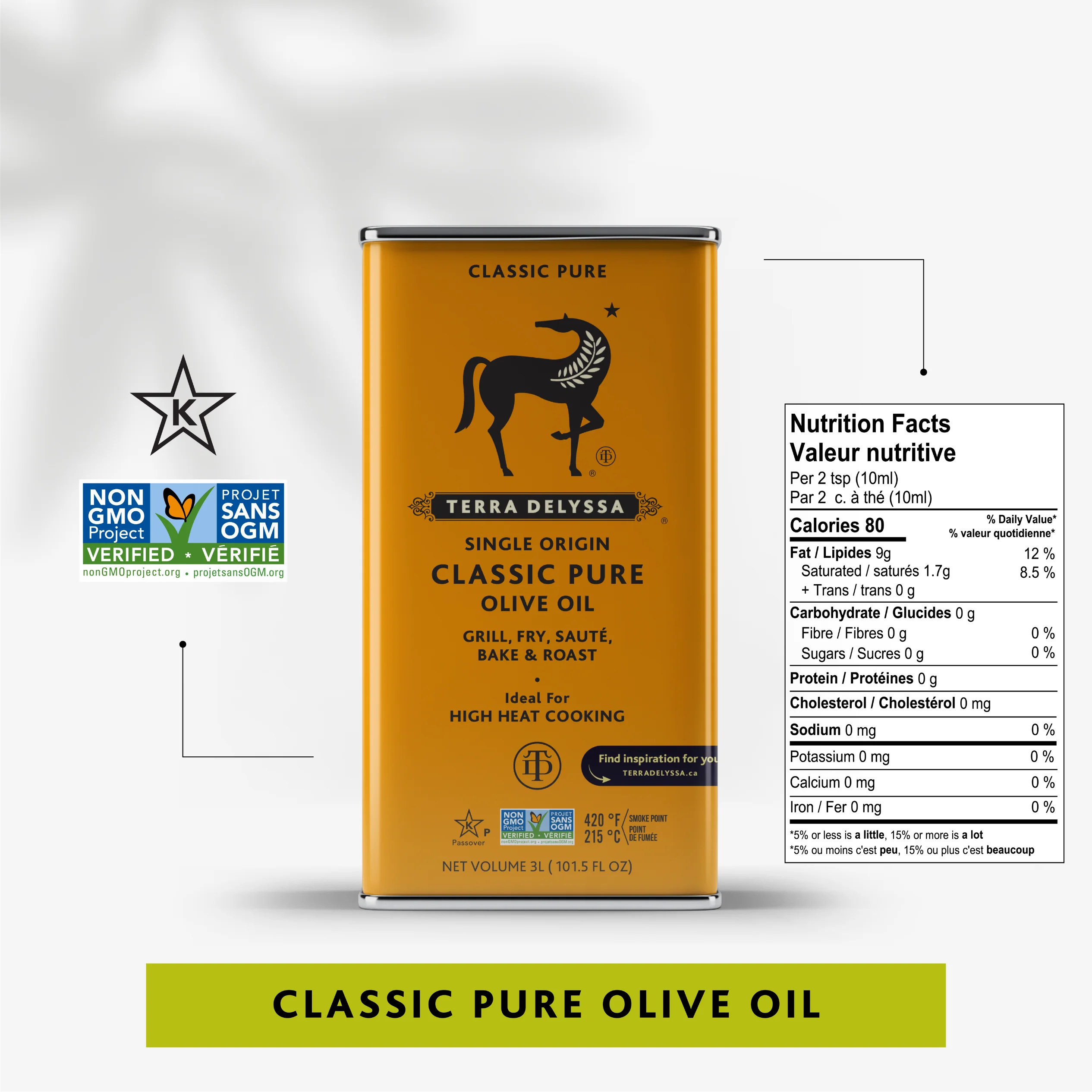 Terra Delyssa Classic Pure Olive Oil - Image 2