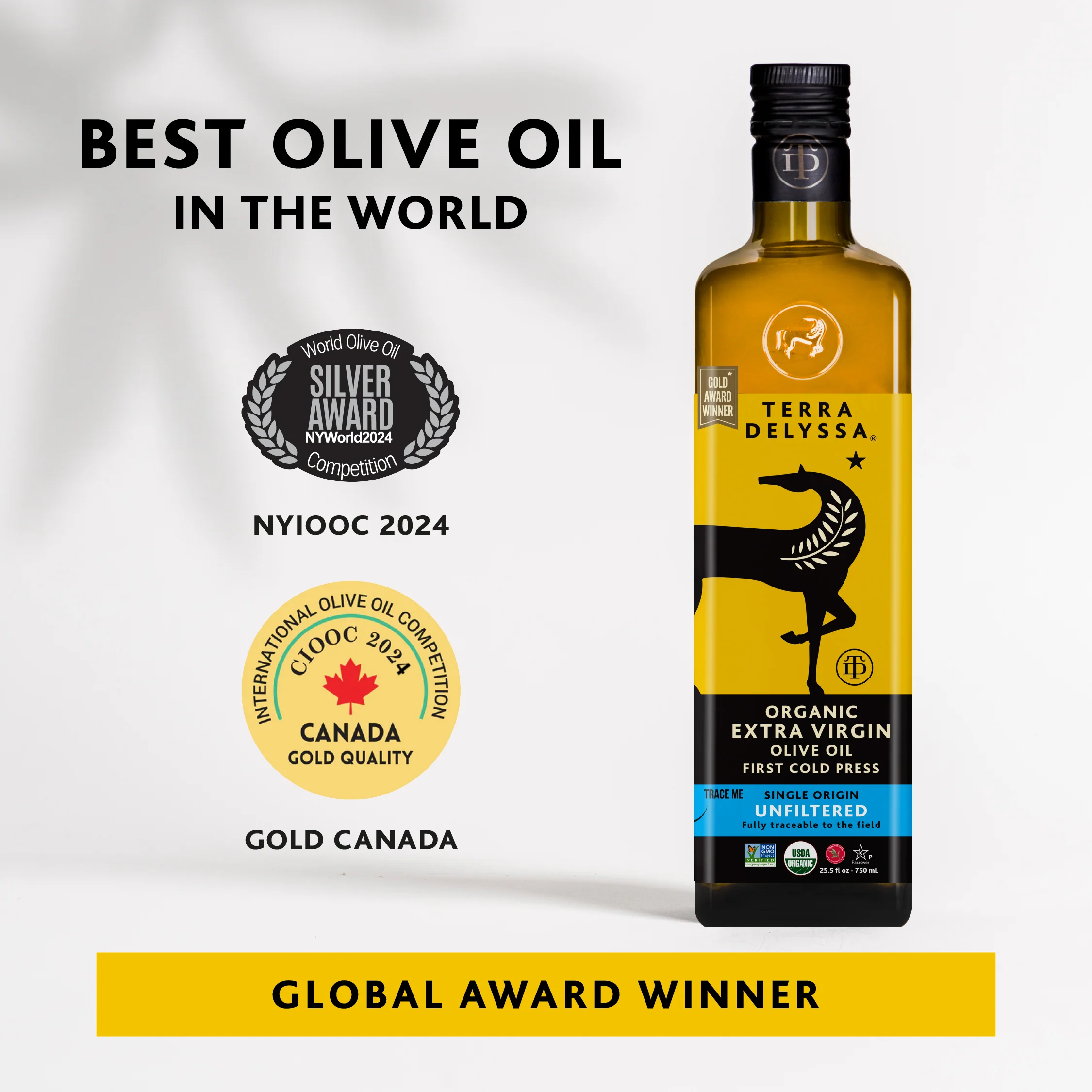 Terra Delyssa Unfiltered Organic Extra Virgin Olive Oil - Image 4