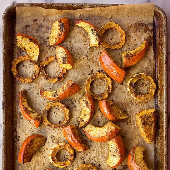 Za’atar Roasted Squash With Crispy Kale And Pomegranate - Image 5